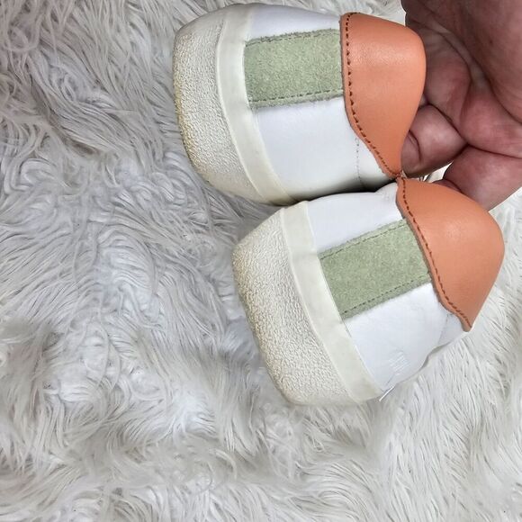 Madewell Sidewalk Low-Top Sneakers in Snake Embossed Leather: Wave Edition 6.5 - Picture 7 of 8